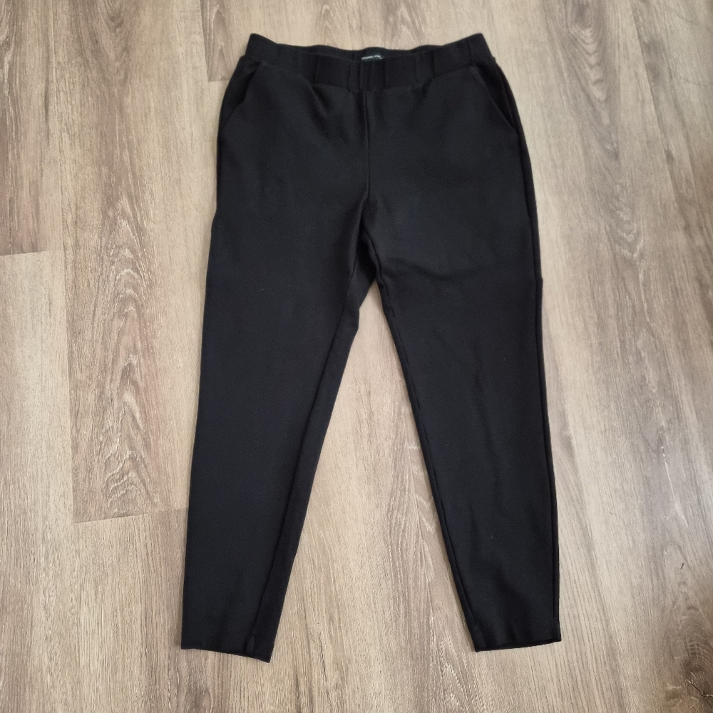 Universal Standard  Classic Black Relaxed Fit Dress Pants
